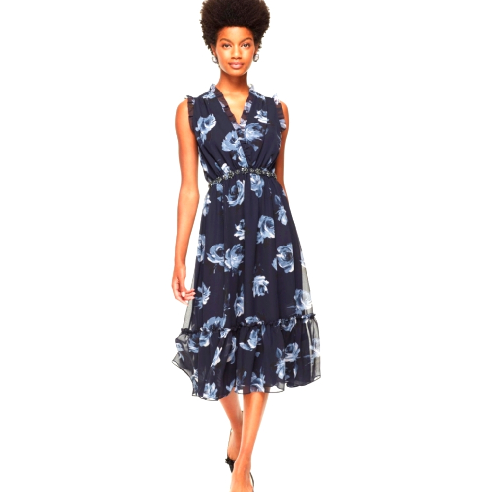 Kate Spade Black Floral Dress